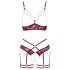 Set Abierta Fina - Resalta tus encantos en rojo - M