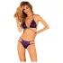 Obsessive Balitta - brillante bikini con cuello (lila)