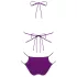Obsessive Balitta - brillante bikini con cuello (lila)
