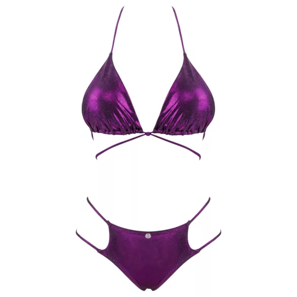 Obsessive Balitta - brillante bikini con cuello (lila)