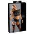 Conjunto de Lencería Cottelli Bondage con Cadenas (Negro) - XL
