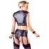 Conjunto de Lencería Cottelli Bondage con Cadenas (Negro) - XL