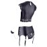 Conjunto de Lencería Cottelli Bondage con Cadenas (Negro) - XL