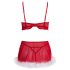 Cottelli - Conjunto transparente de Santa (rojo)