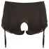 Cottelli Plus Size - panty abierto con liguero (negro)