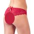 Cottelli - bragas abiertas con lazo (rojo) - M