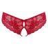 Cottelli - bragas abiertas con lazo (rojo) - M