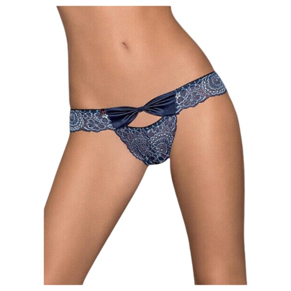Braguita bordada con lazo Obsessive Auroria (azul)