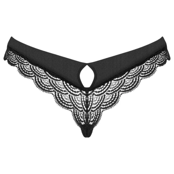 Obsessive Chemeris - tanga sexy - encaje negro - XL/XXL
