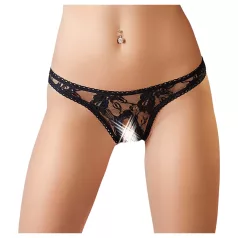Cottelli - Tanga sexy de encaje negro