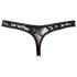 Cottelli - Tanga sexy de encaje (negro) - M