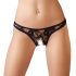 Cottelli - Tanga sexy de encaje (negro) - M