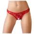 Cottelli - Tanga erótico de encaje - rojo - XL