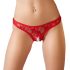 Cottelli - Tanga de encaje sexy (rojo) - XL