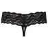 Cottelli - Tanga encaje con perlas (negro) - L