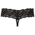 Cottelli - Tanga encaje con perlas (negro) - L