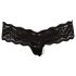 Cottelli - Tanga encaje con perlas (negro) - L