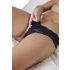 Cottelli - Tanga encaje con perlas (negro) - L