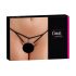 Cottelli - Tanga abierta con strass para mujer (negro)