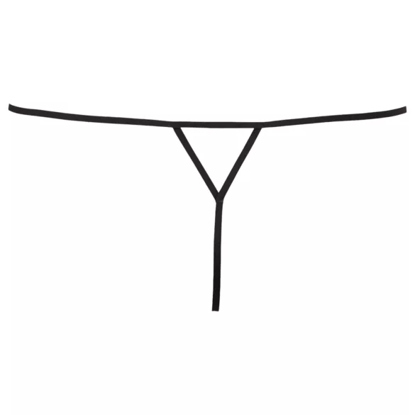 Cottelli - Tanga abierto mujer con strass - negro - M/L