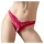 Cottelli - bragas abiertas con perlas y flores - rojo - L