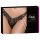 Cottelli - tanga lujoso bordado perlas (negro) - M/L