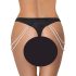 Cottelli - tanga lujoso bordado perlas (negro) - M/L