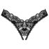 Obsessive Donna Dream - tanga abierto de encaje (negro)