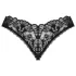 Obsessive - tanga abierto de encaje - negro - XL/XXL