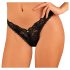 Obsessive Donna Dream - tanga de encaje (negro)