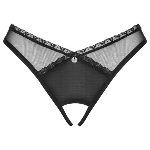 Obsessive - tanga abierto - encaje - negro - M/L