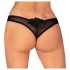Obsessive Latinesa - tanga abierta (negro) - XL/XXL
