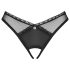 Obsessive Latinesa - tanga abierta (negro) - XL/XXL