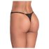Obsessive - tanga transparente de encaje (negro)