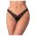 Obsessive - tanga transparente de encaje (negro) - L/XL