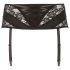 Cottelli Talla Grande - liguero encaje y cordones (negro) - XL