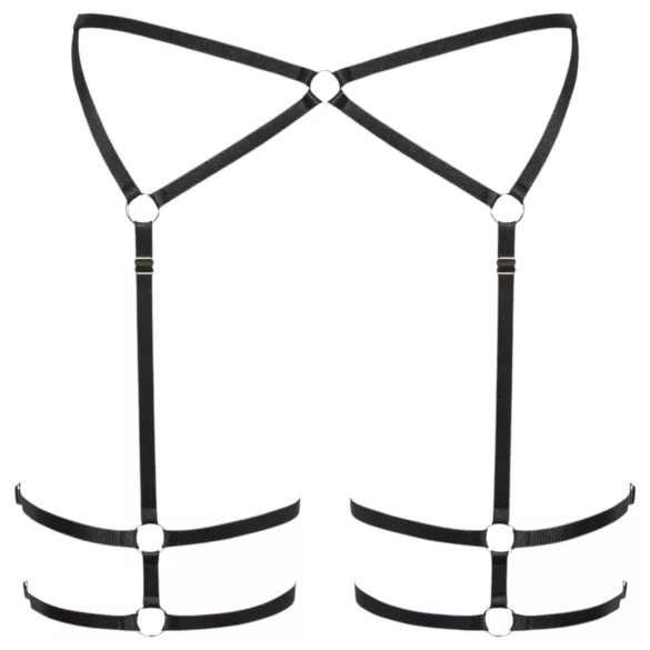 Cottelli - tanga femenina fina - negro