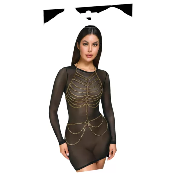 Cottelli - Arnés corporal de cadenas - Color dorado