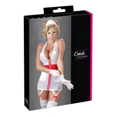 Cottelli - Disfraz de enfermera con liguero para mujer - L