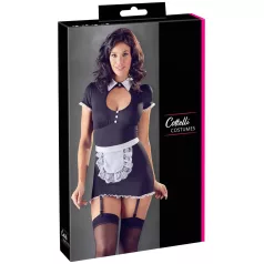   Cottelli - disfraz de criada sexy con liguero - negro y blanco - M