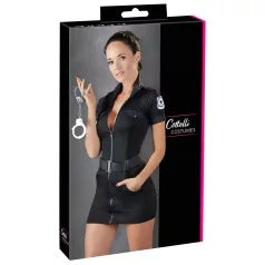   Cottelli Police - disfraz de policía sexy mujer - vestido negro - M