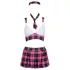 Cottelli - disfraz colegiala sexy - conjunto cuadros rosa - XL