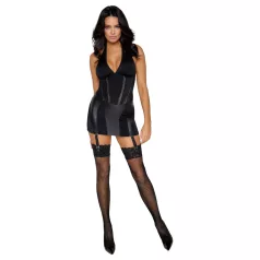 Cottelli - vestido de dominatriz con látigo (negro)
