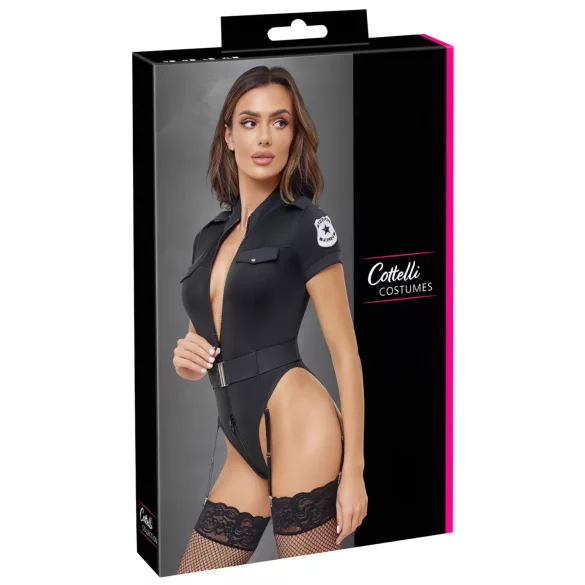 Cottelli - disfraz de policía mujer - negro