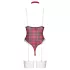 Cottelli - body de cuadros - conjunto - rojo - L