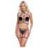 Cottelli - arnés decorativo y tanga (negro) - (S-L)