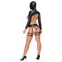Bad Kitty - Conjunto de lencería BDSM (negro) - M