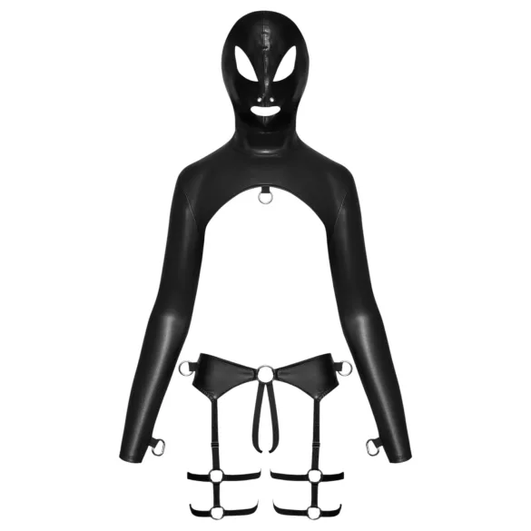 Bad Kitty - conjunto de lencería BDSM (negro) - M