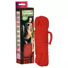 Cuerda Shibari - cuerda de bondage (10 m, roja)