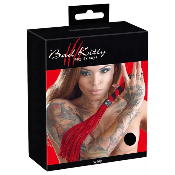 Bad Kitty - Látigo de ante - rojo